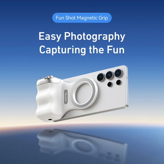 Magnetic Phone Holder & Camera Grip with Wireless Remote – Capture Stable Photos and Videos